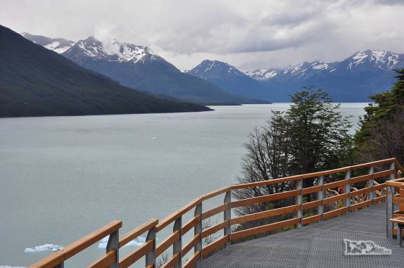 O lago Argentino, onde deságua o glaciar Perito Moreno, no parque Nacional Los Glaciares, região de El Calafate, no sul da Argentina